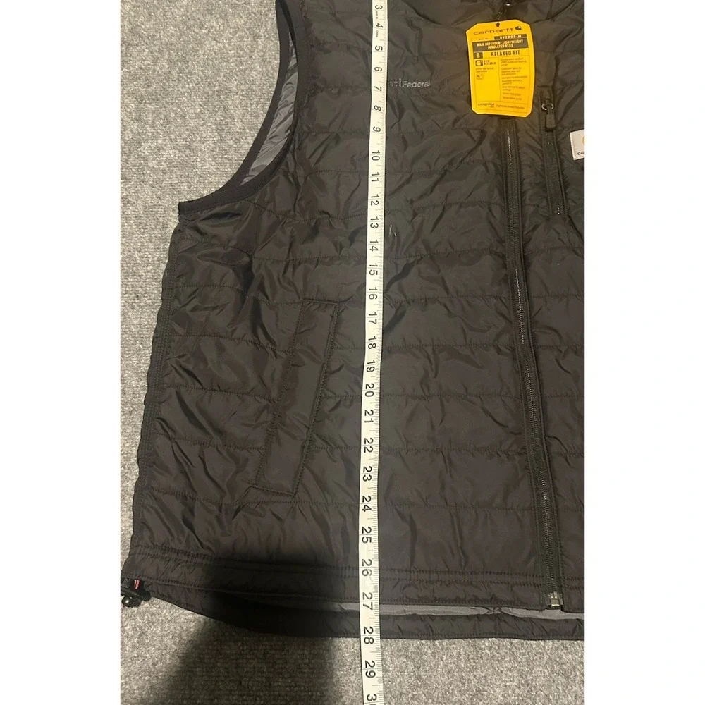Carhartt Rain Defender Lightweight Insulated Vest Jacket Mens 2XL Logo OV2286-M